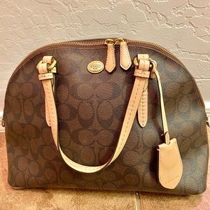 Coach Signature Peyton Domed Purse